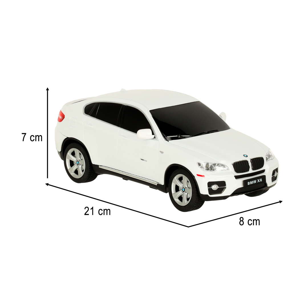 RC automobil Rastar 31700 BMW X6 1:24 bijeli
