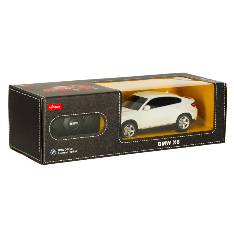 RC automobil Rastar 31700 BMW X6 1:24 bijeli