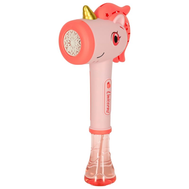 Soap-bubble-gun-bubble-machine-unicorn-wand-light-sound-167761 Stroj za mjehuriće od sapunice Jednorog štapić, zvuk, svjetlo