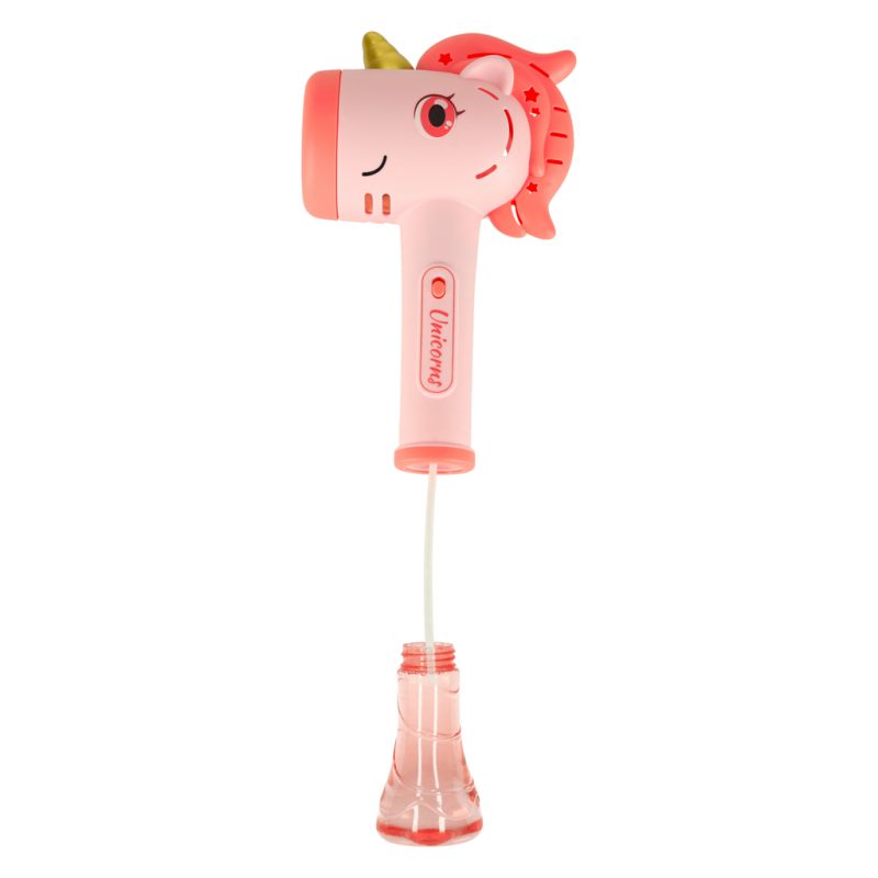 Soap-bubble-gun-bubble-machine-unicorn-wand-light-sound-167764 Stroj za mjehuriće od sapunice Jednorog štapić, zvuk, svjetlo