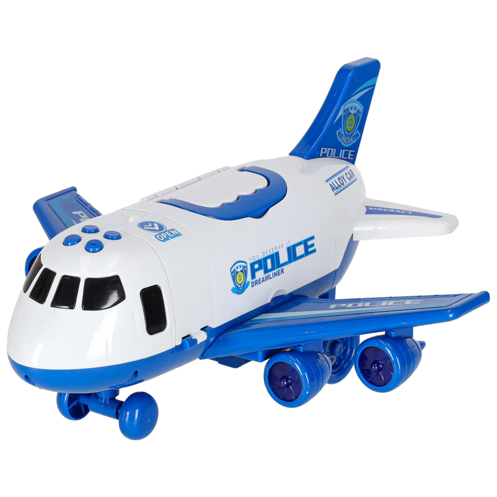 Transportni avion + 3 policijska automobila