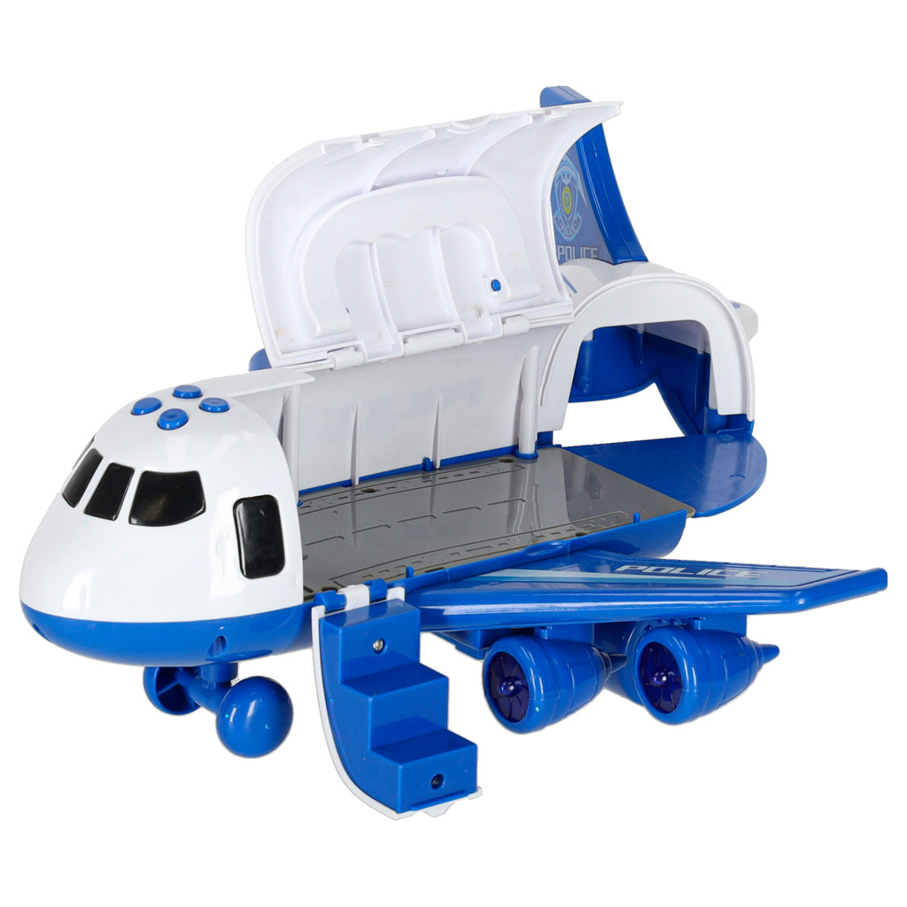 Transportni avion + 3 policijska automobila