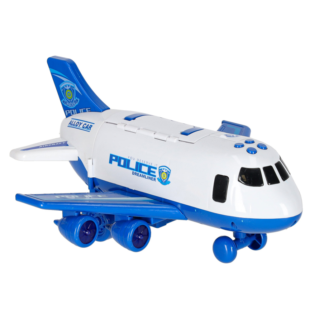 Transportni avion + 3 policijska automobila