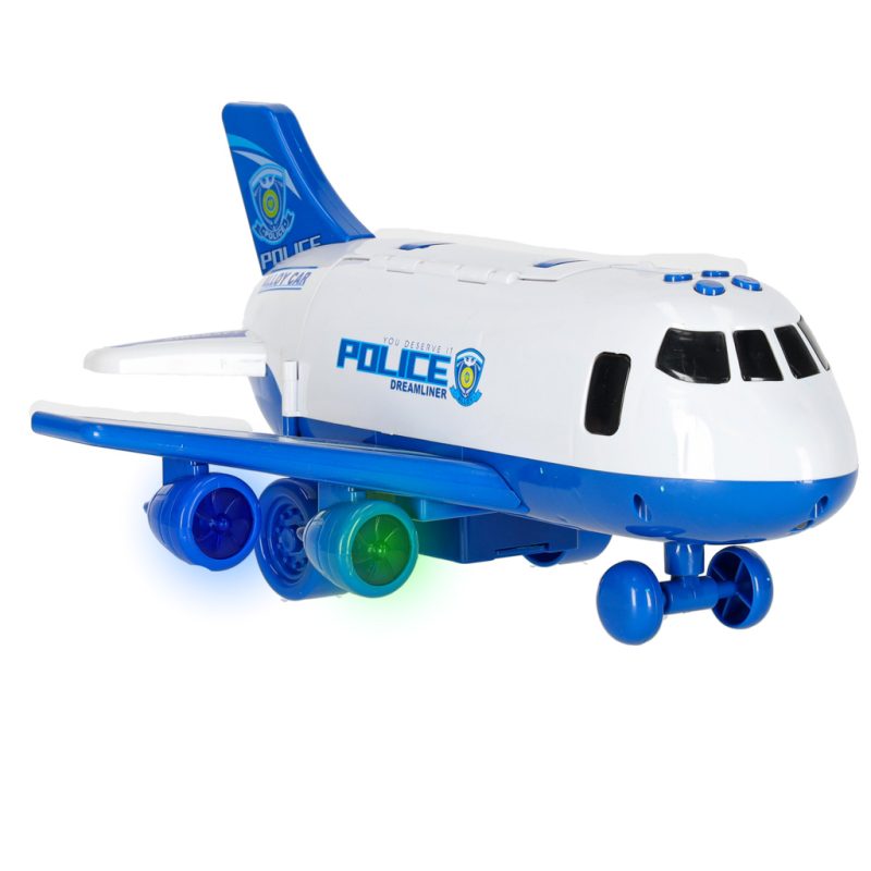 Transportni avion + 3 policijska automobila