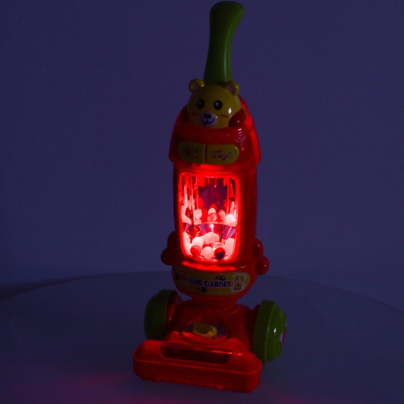 Interaktivni usisavač za djecu sa zvukom crveni