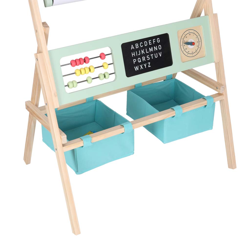 Wooden-chalkboard-LULILO-Kredo-accessories-chalk-markers-magnets-baskets-110cm-177592 Drvena ploča LULILO pribor kreda markeri magneti košare boje 110 cm 13