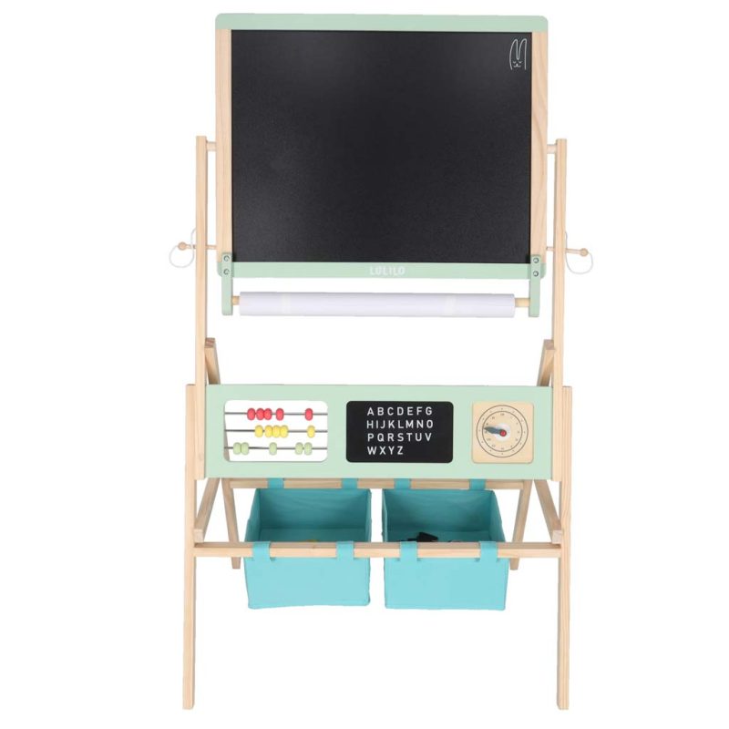 Wooden-chalkboard-LULILO-Kredo-accessories-chalk-markers-magnets-baskets-110cm-177593 Drvena ploča LULILO pribor kreda markeri magneti košare boje 110 cm 12
