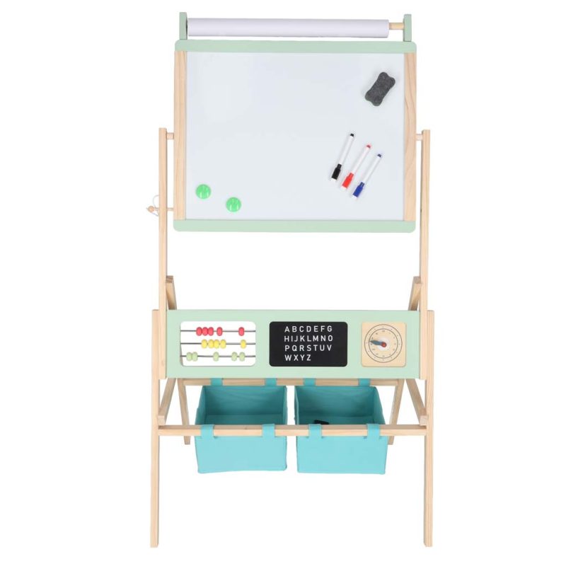 Wooden-chalkboard-LULILO-Kredo-accessories-chalk-markers-magnets-baskets-110cm-177594 Drvena ploča LULILO pribor kreda markeri magneti košare boje 110 cm 11