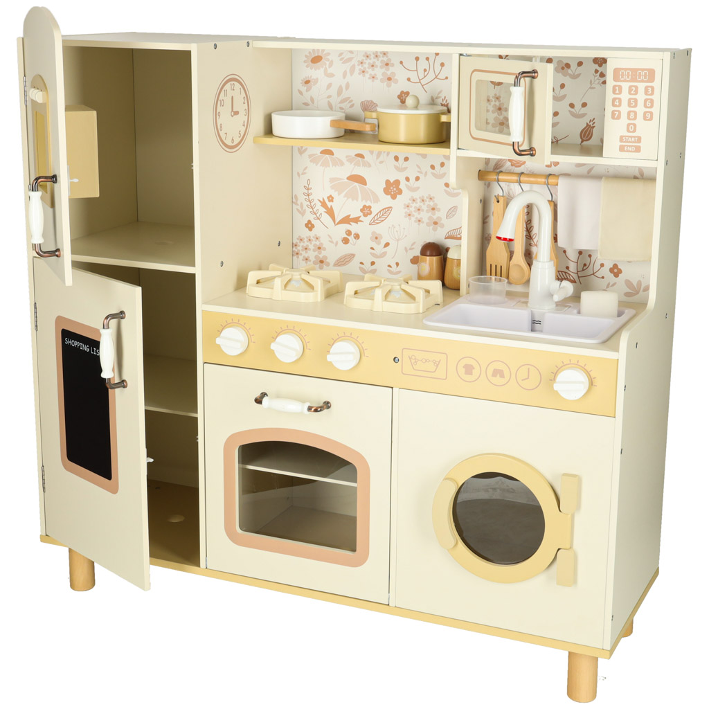 Wooden-kitchen-water-tap-sounds-lights-90cm-173089 Drvena kuhinja sa slavinom za vodu, zvukovi i svjetla 90 cm_1