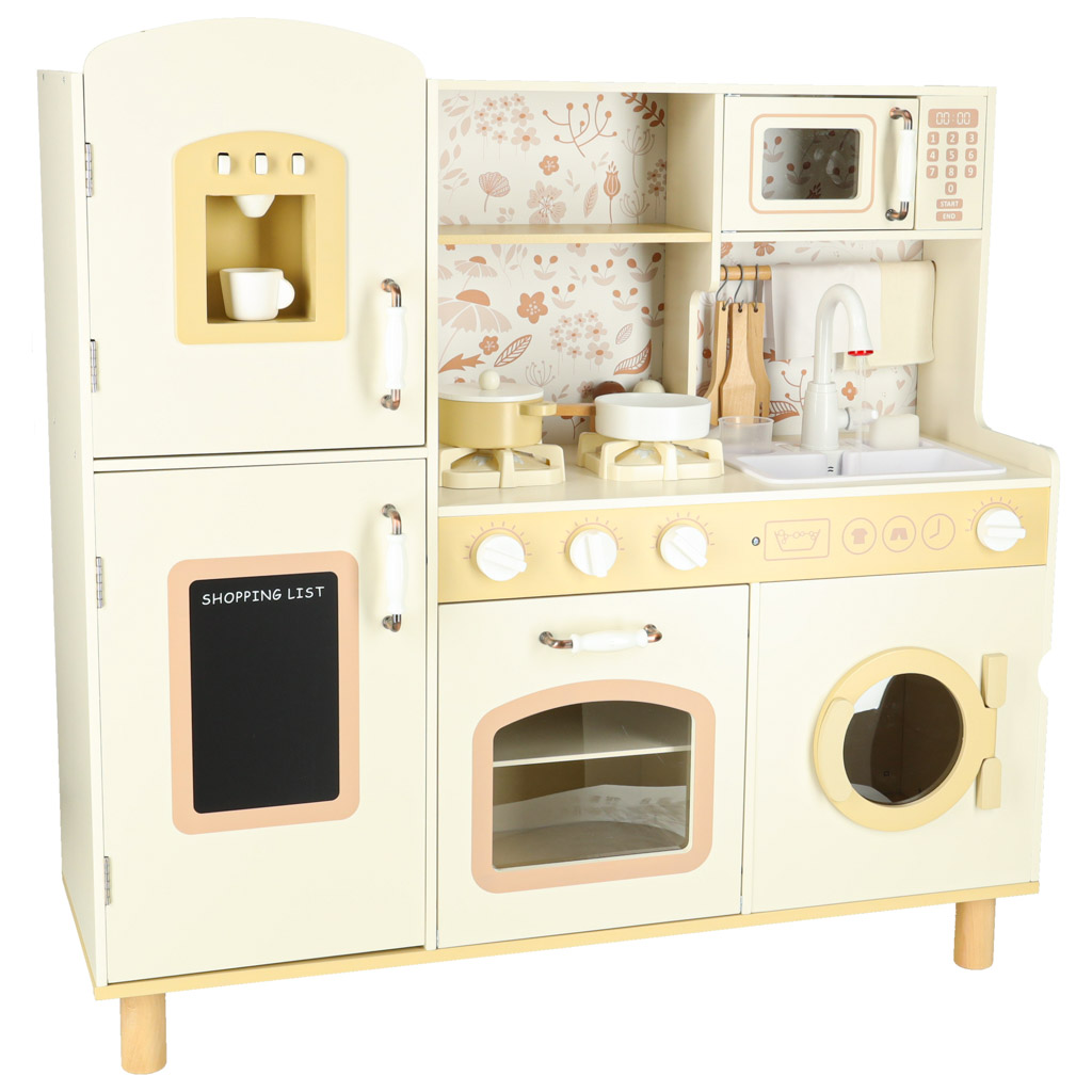 Wooden-kitchen-water-tap-sounds-lights-90cm-173431 Drvena kuhinja sa slavinom za vodu, zvukovi i svjetla 90 cm