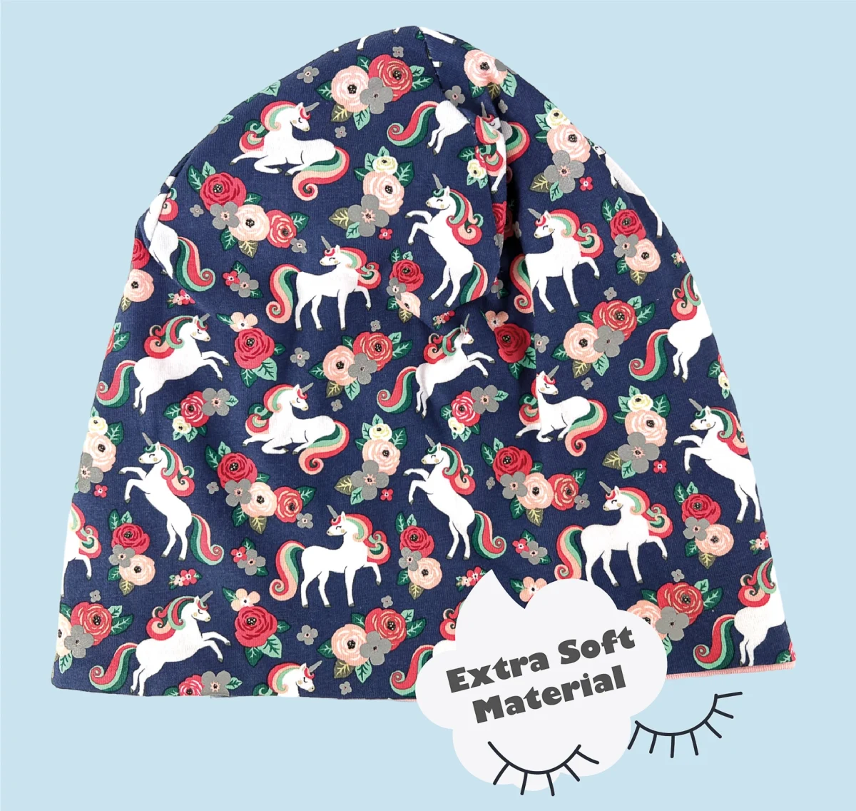 Reflektirajuća kapa s 360° reflektirajućim šalom - Jednorog