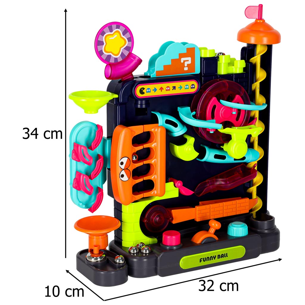 Arkadna igračka s preprekama za loptice 2