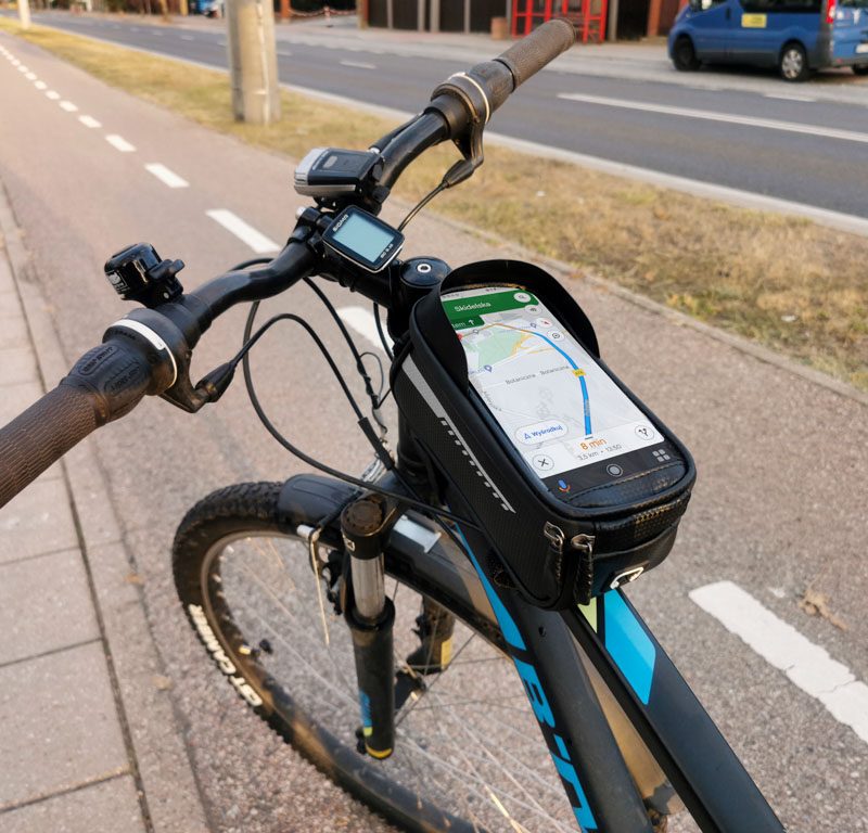 Torba za bicikl, vodootporni držač za telefon 2