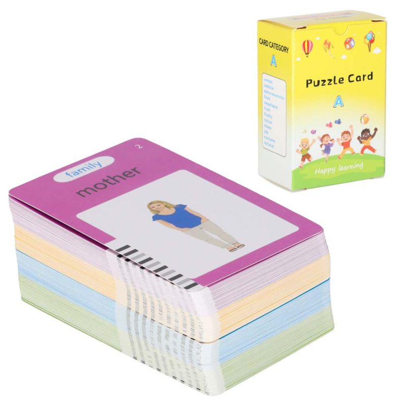 Čitač kartica za učenje engleskog vokabulara 8,5'' plavi 10