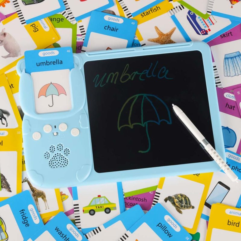 Čitač kartica za učenje engleskog vokabulara 8,5'' plavi 6