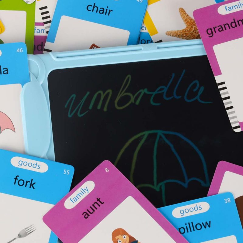 Čitač kartica za učenje engleskog vokabulara 8,5'' plavi 5