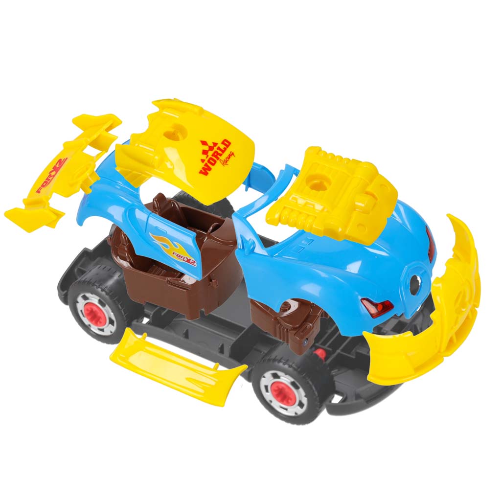 Sportski auto za sastavljanje i alat 14