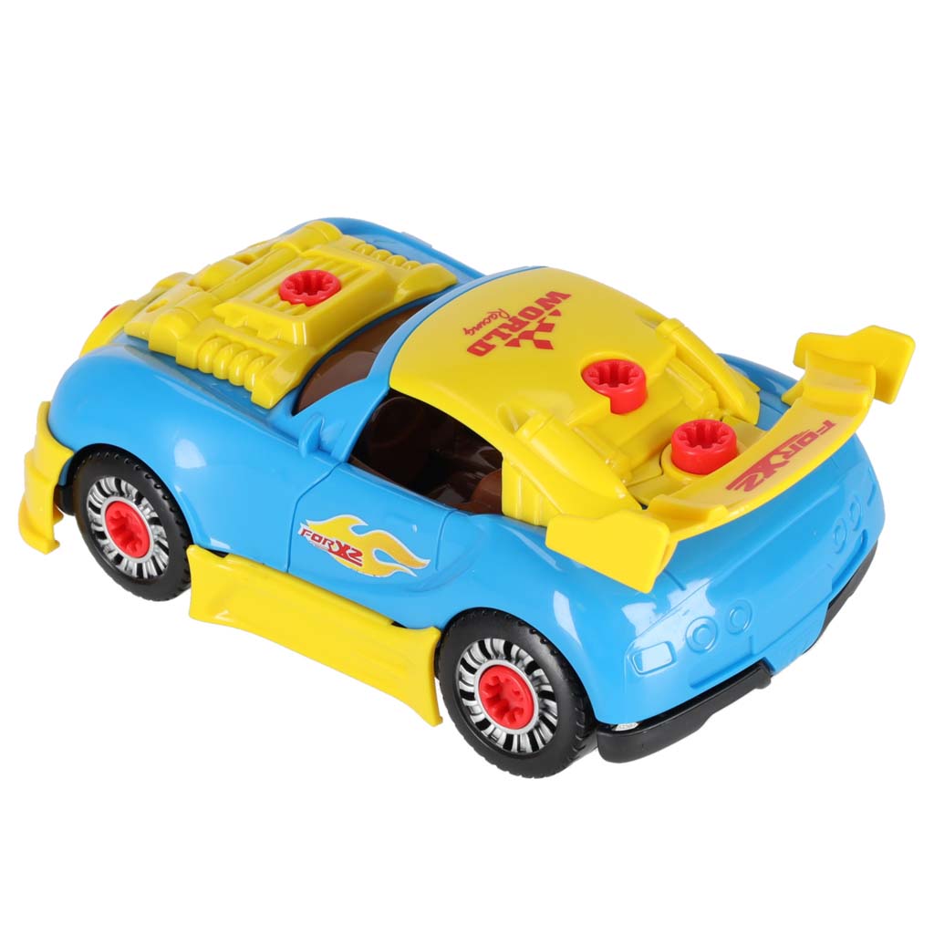 Sportski auto za sastavljanje i alat 12