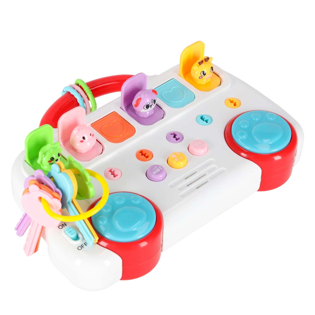 Edukativni autobus s kliznim životinjama i tipkama 7