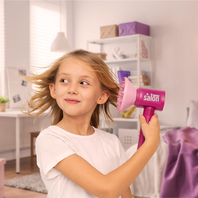 Frizerski set za djecu, sušilo za kosu, pegla za kosu, 16 predmeta 2