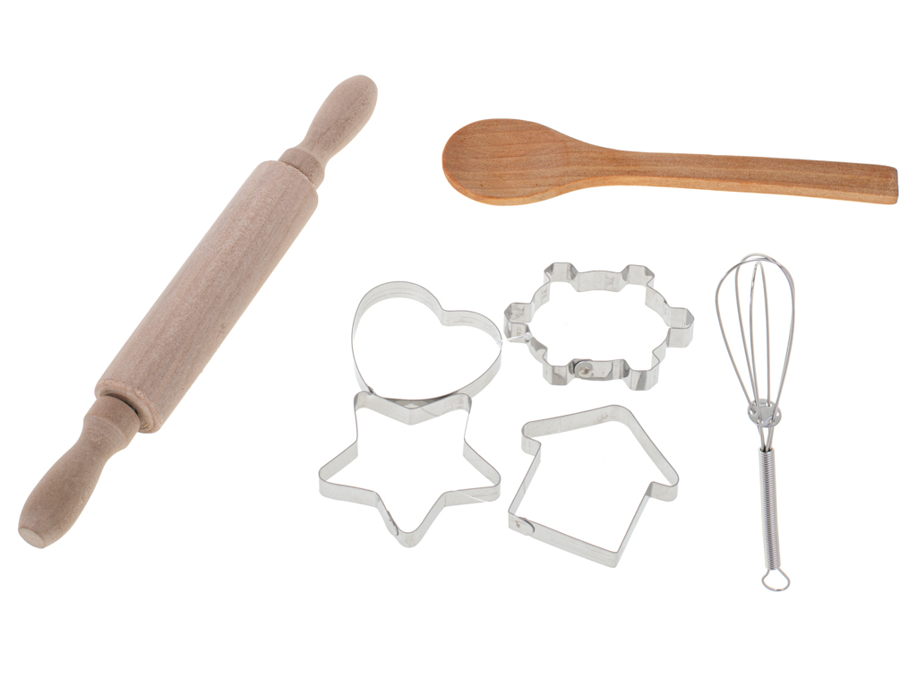 Kuhinjski set pregača za kuhanje + pribor 4