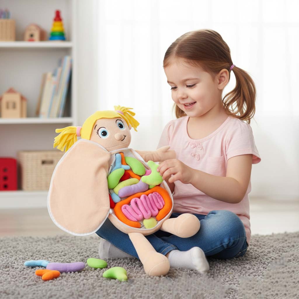 Lutka koja uči o anatomiji djevojčice 2