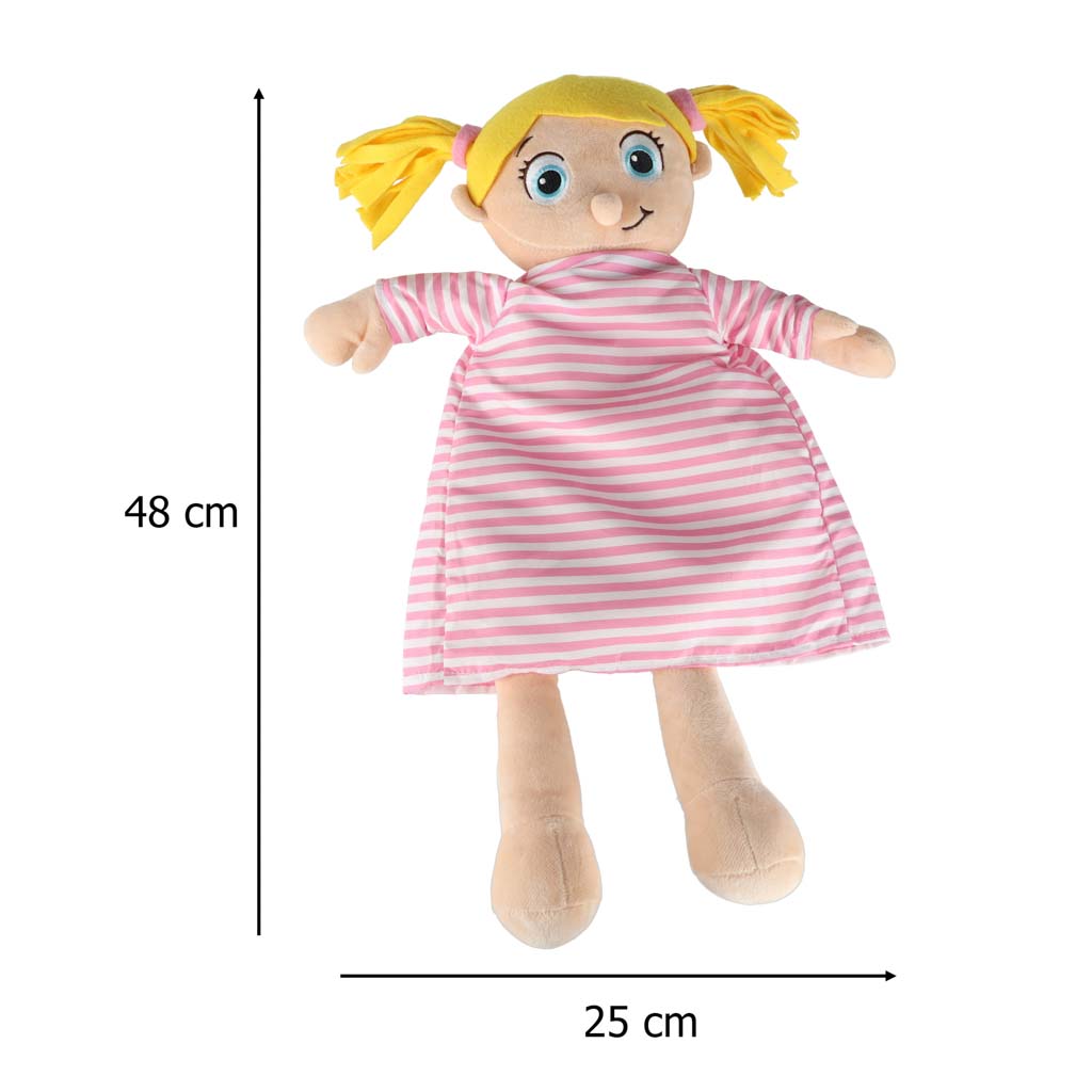 Lutka koja uči o anatomiji djevojčice