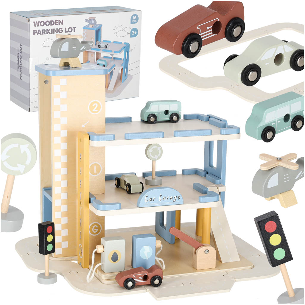 Wooden-garage-car-parking-double-decker-gas-station-178925 Drvena garaža za parkiranje automobila dvokatna benzinska postaja