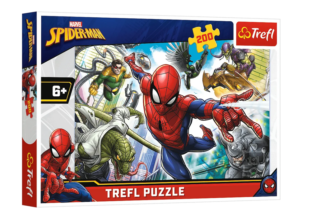 Puzzle 200 komada Born Hero Disney Marvel Spiderman Trefl 13235