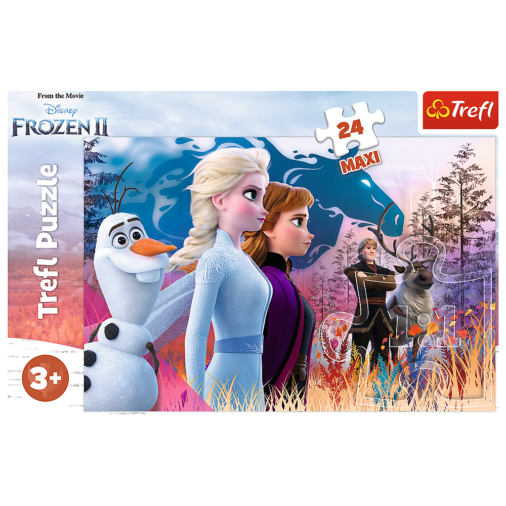 Puzzle 24 Maxi Čarobno putovanje Frozen 2 Trefl 14298 1