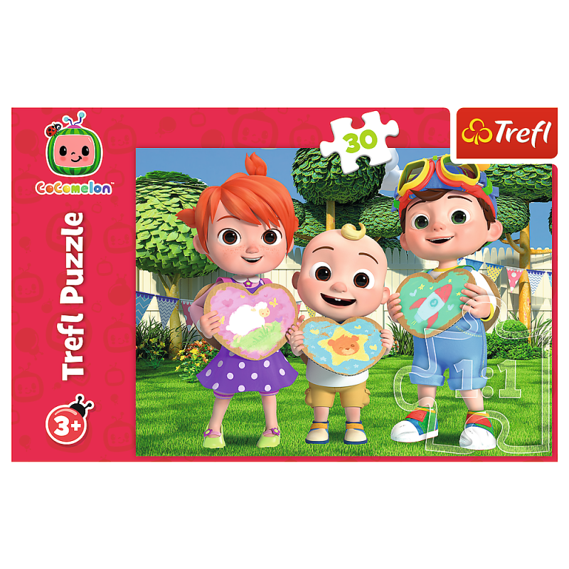 Puzzle 30 kom Cocomelon Igrajmo se zajedno Trefl 18295 1