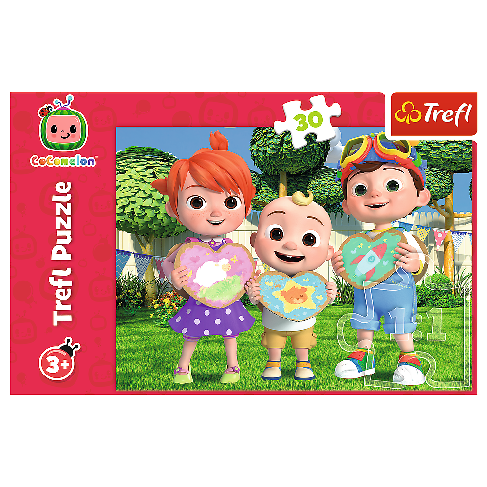 Puzzle 30 kom Cocomelon Igrajmo se zajedno Trefl 18295 1