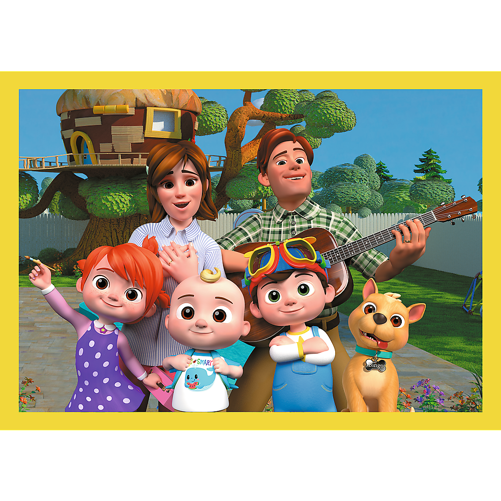 Puzzle 4u1 Cocomelon Upoznaj heroje Trefl 34647 5