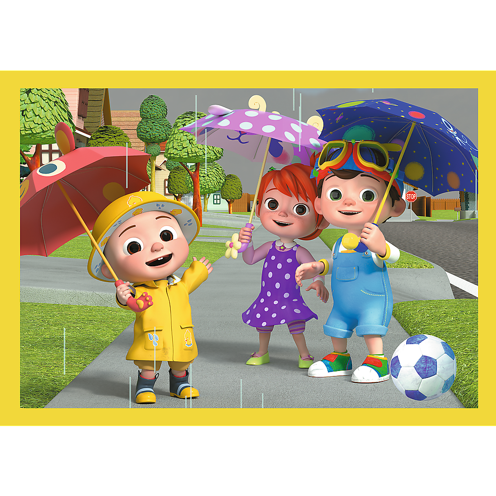 Puzzle 4u1 Cocomelon Upoznaj heroje Trefl 34647 4