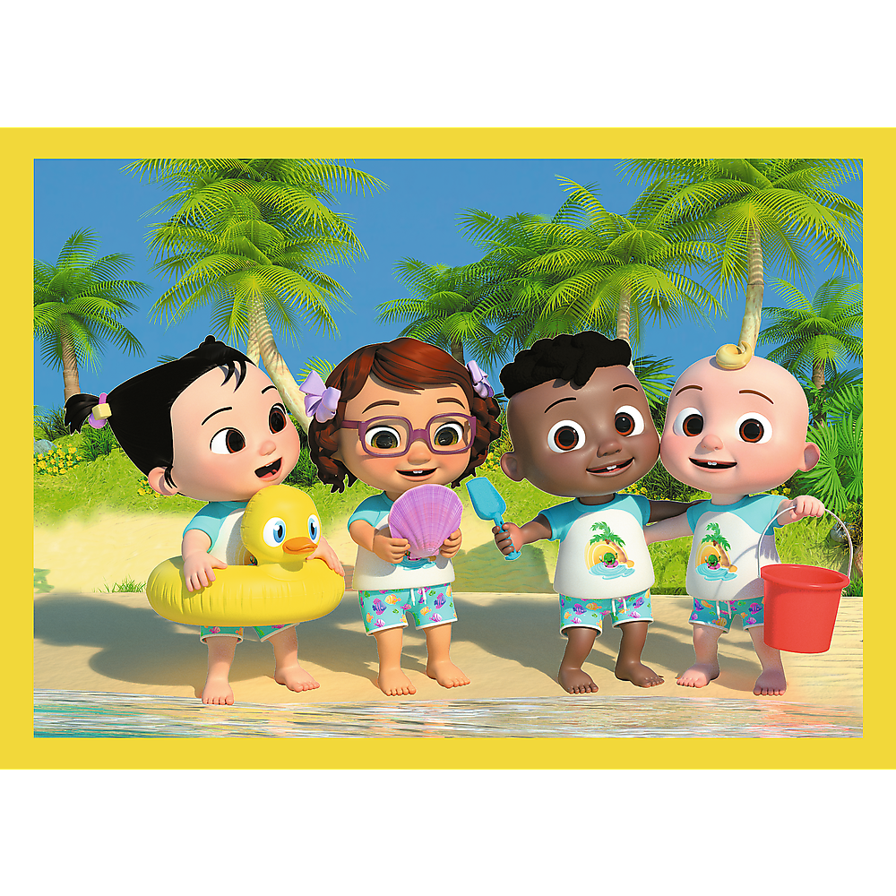 Puzzle 4u1 Cocomelon Upoznaj heroje Trefl 34647 3