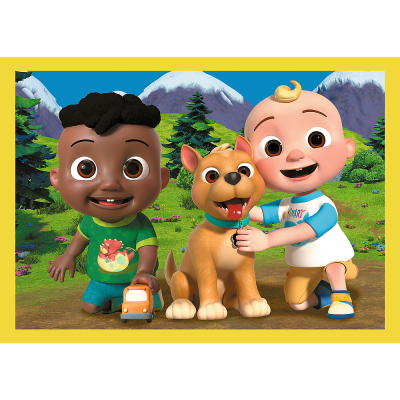 Puzzle 4u1 Cocomelon Upoznaj heroje Trefl 34647 2