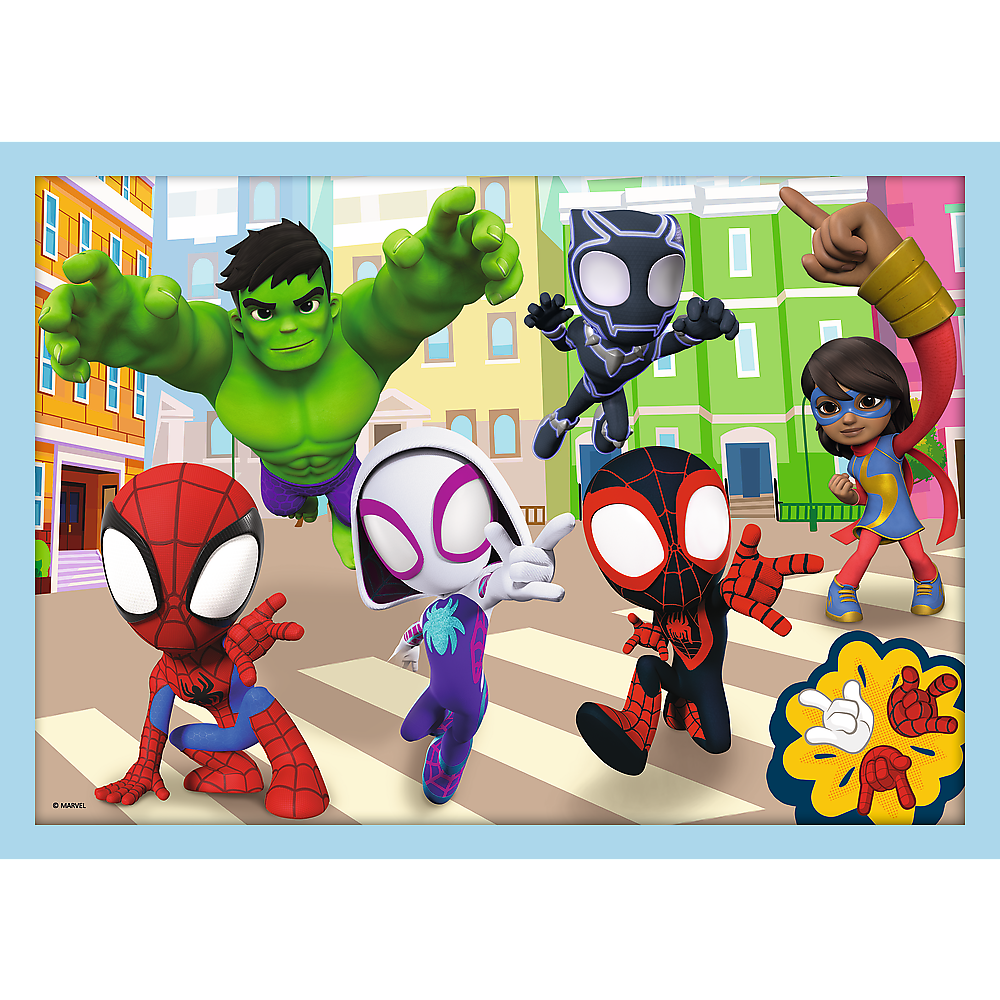 Puzzle 4in1 Ekipa Spidey Trefl 34611 4