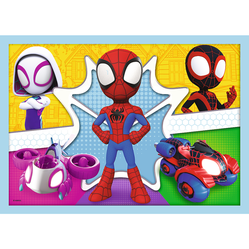 Puzzle 4in1 Ekipa Spidey Trefl 34611 3