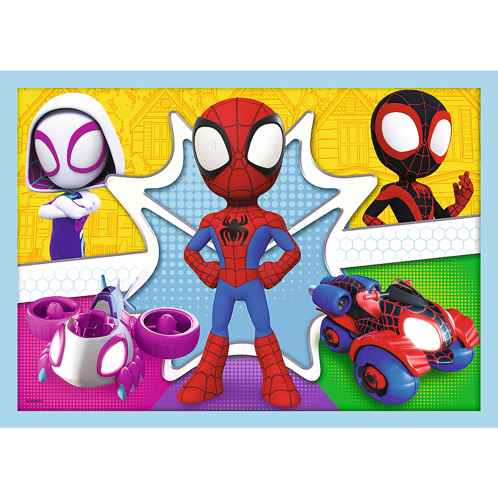 Puzzle 4in1 Ekipa Spidey Trefl 34611 3