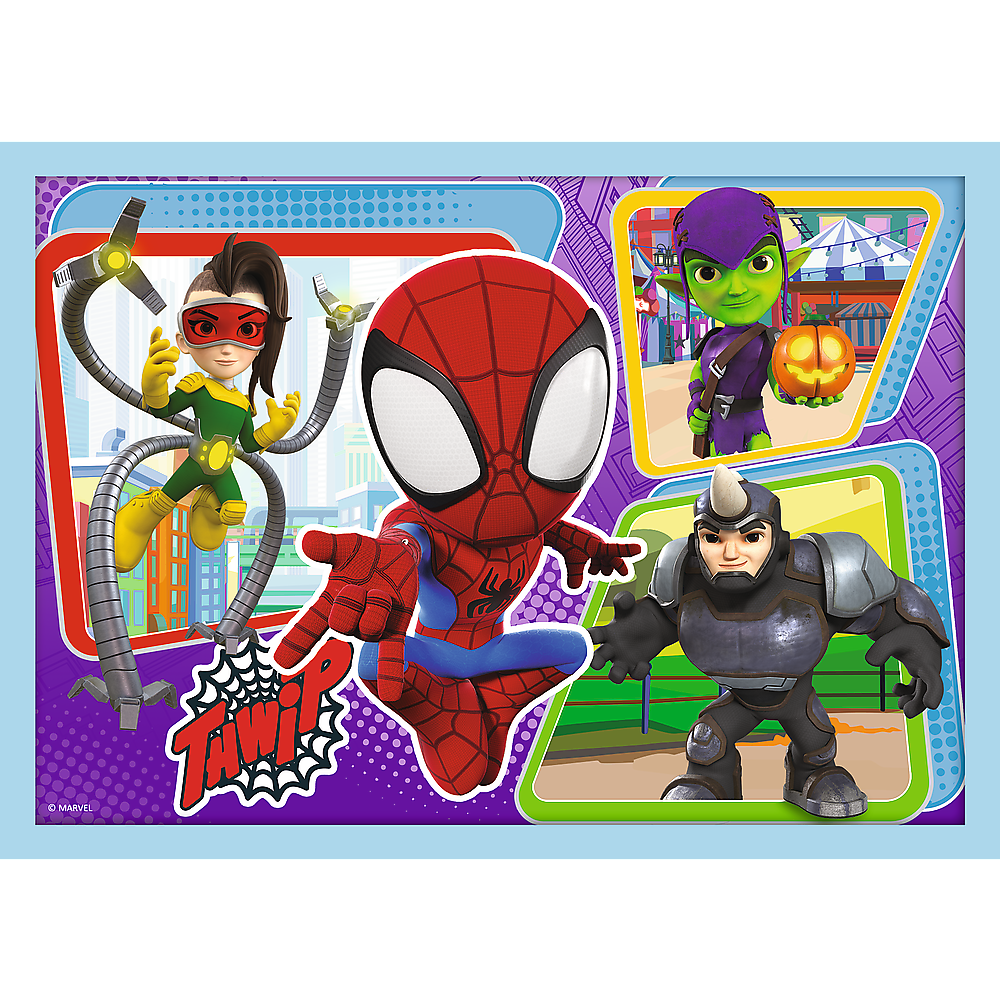 Puzzle 4in1 Ekipa Spidey Trefl 34611 2