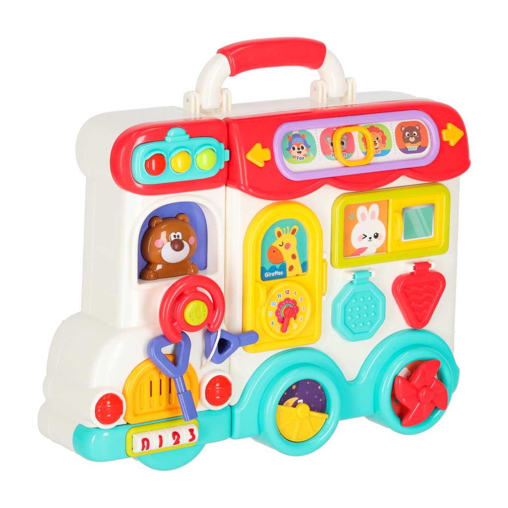 Interaktivna manipulativna ploča automobil sa svjetlom i zvukom 17