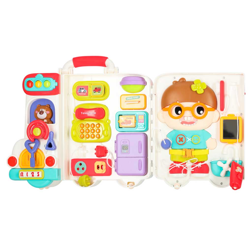 Interaktivna manipulativna ploča automobil sa svjetlom i zvukom 16