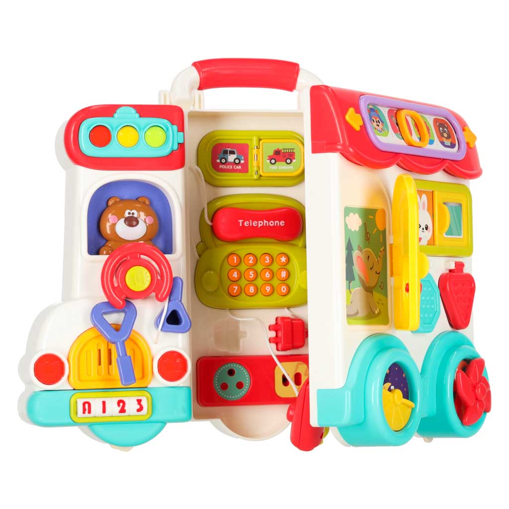 Interaktivna manipulativna ploča automobil sa svjetlom i zvukom 15