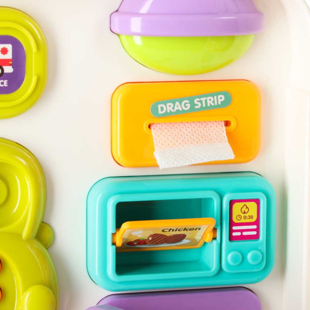 Interaktivna manipulativna ploča automobil sa svjetlom i zvukom 11