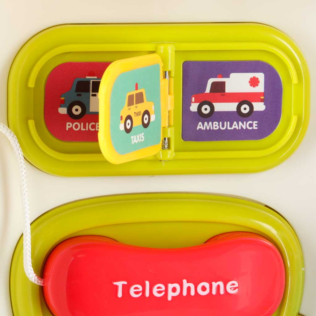 Interaktivna manipulativna ploča automobil sa svjetlom i zvukom 10