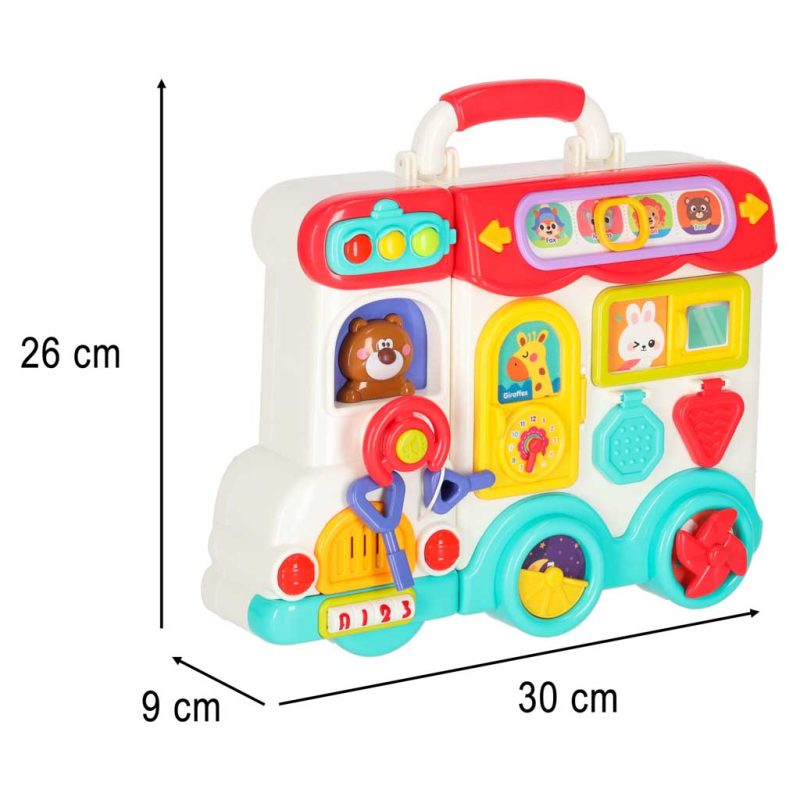 Interaktivna manipulativna ploča automobil sa svjetlom i zvukom 4