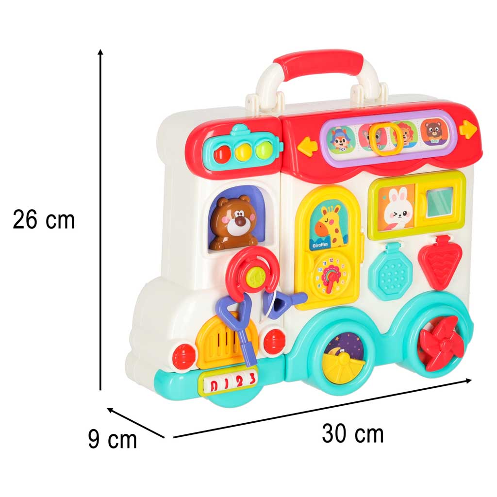 Interaktivna manipulativna ploča automobil sa svjetlom i zvukom 4