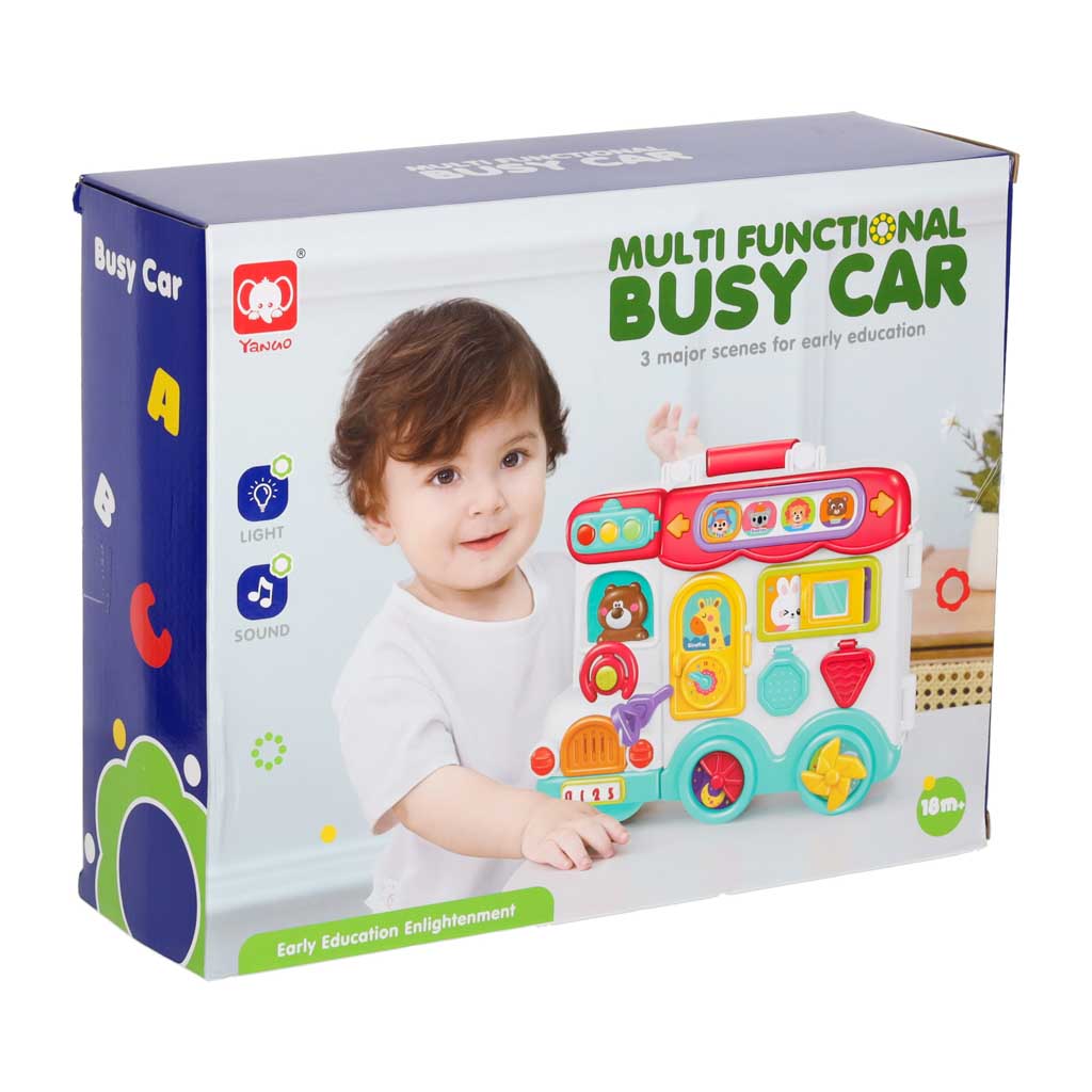 Interaktivna manipulativna ploča automobil sa svjetlom i zvukom 3