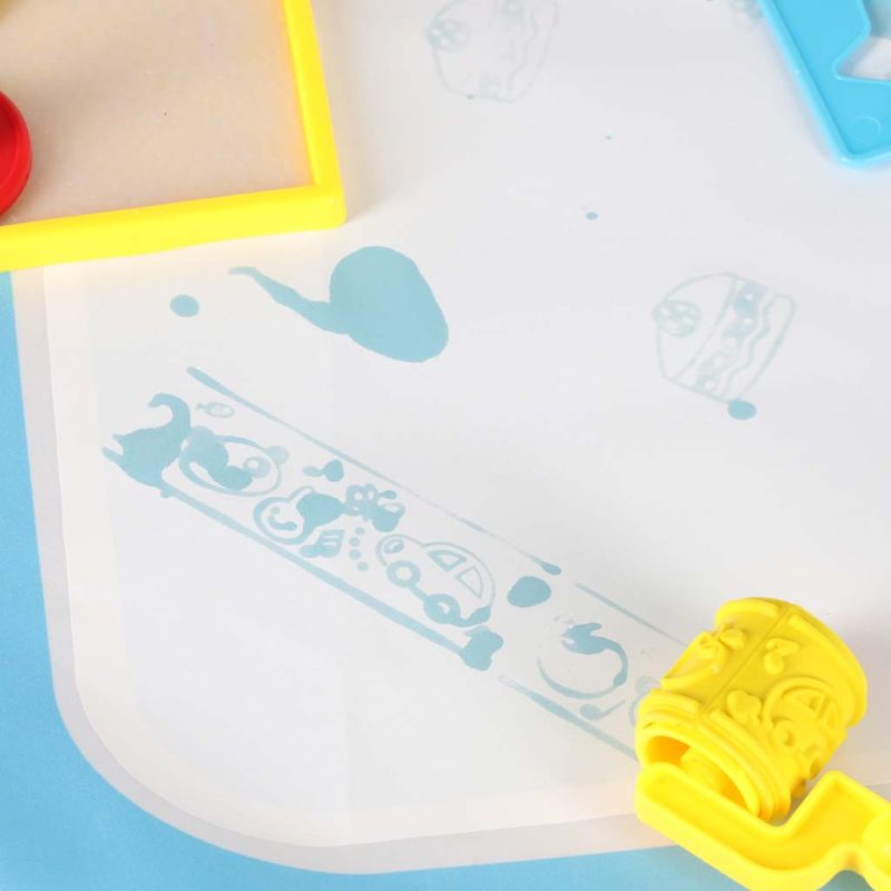 Vodena podloga za slikanje, crtanje na vodi, markeri, pečati, šablone, valjak 100x80cm, abeceda 10