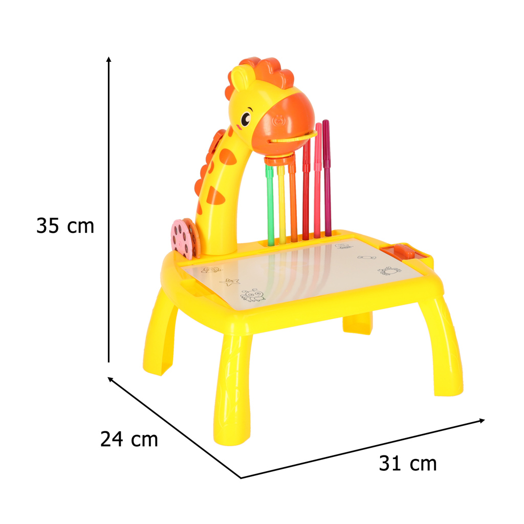 Projector-projector-drawing-table-giraffe-yellow-169799 Projektor stol za crtanje žirafa 2